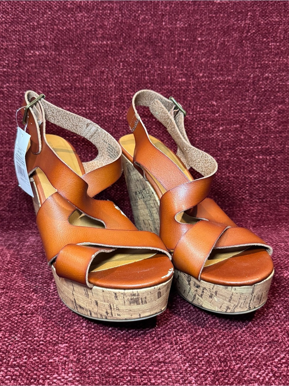 Women’s Mossimo Platform Cork Wedge Sandals